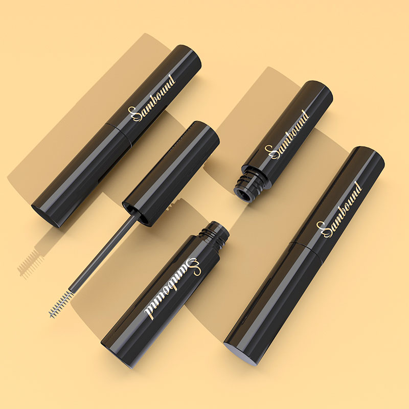 5ml睫毛膏管鐵絲硅膠刷頭長(zhǎng)蓋子可定制顏色燙金logo睫毛膏管