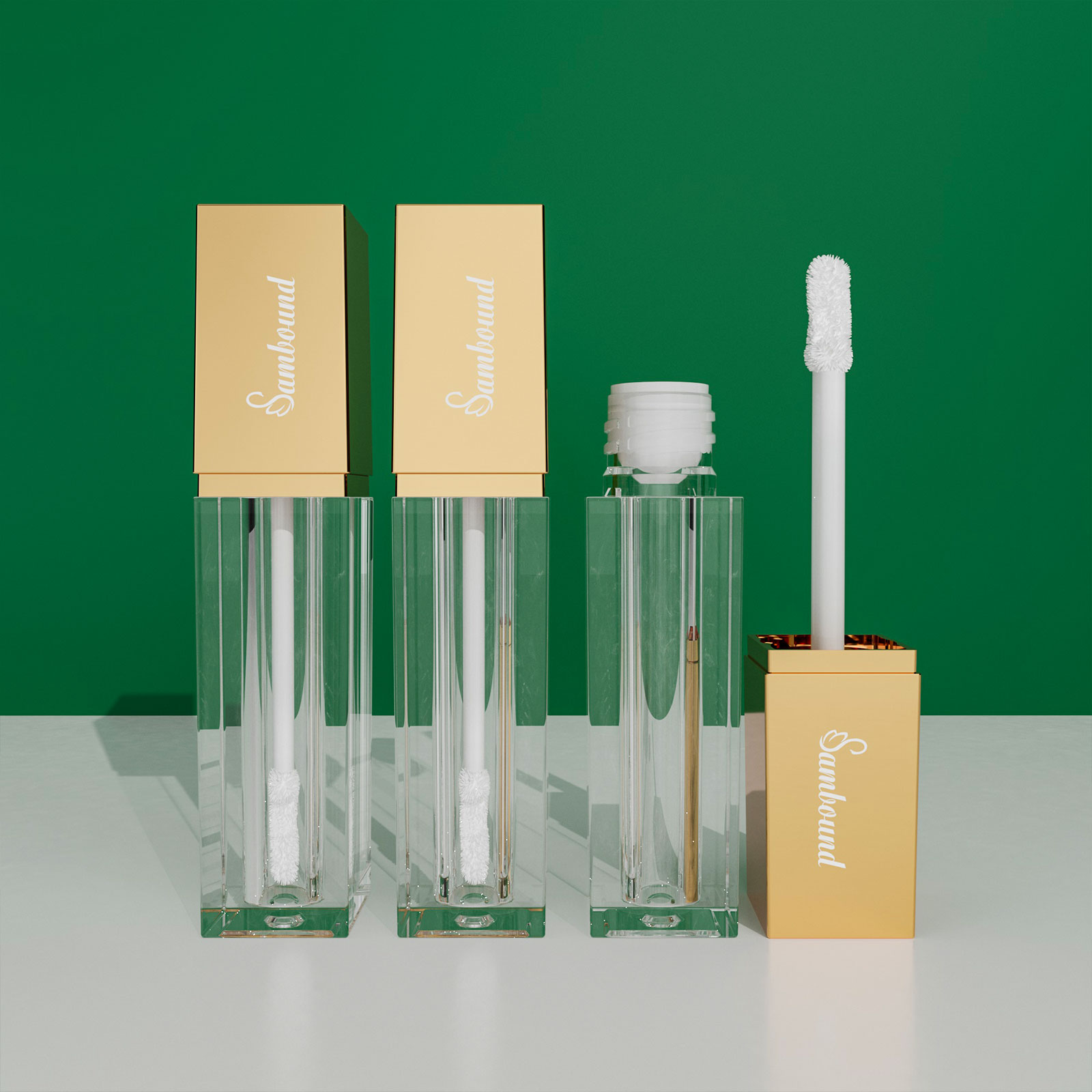 方形PET環(huán)保材質(zhì)唇釉管